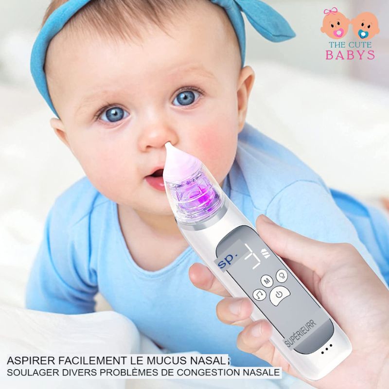 Aspirateur nasal pour bébé électrique silicone bébé nez suceur de