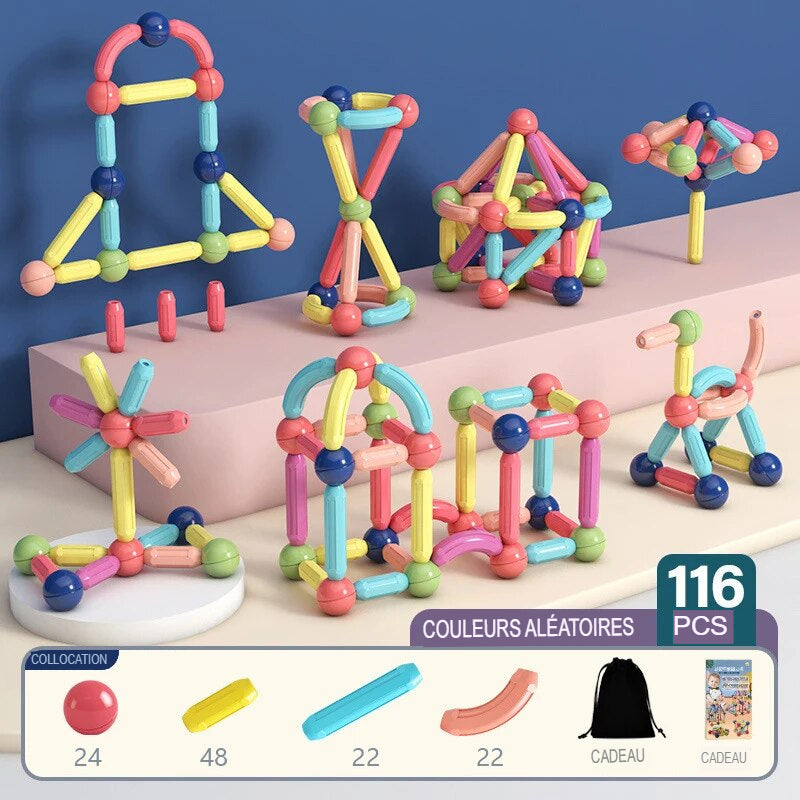 MagiBloc: Jeu de construction Magnétique