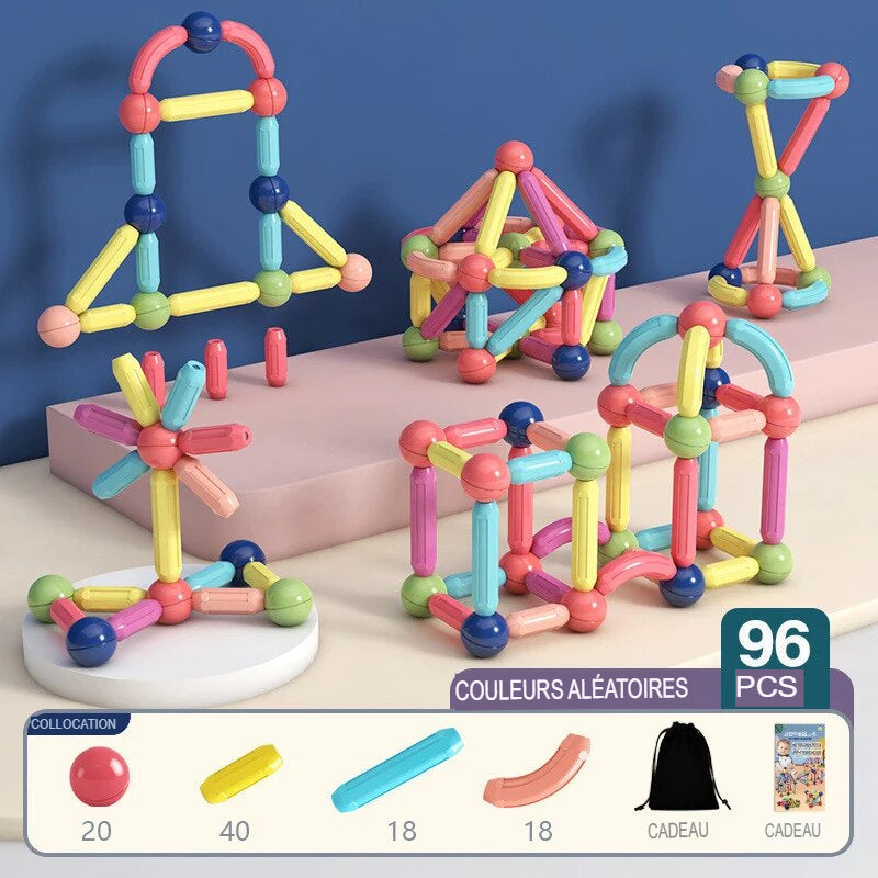 MagiBloc: Jeu de construction Magnétique