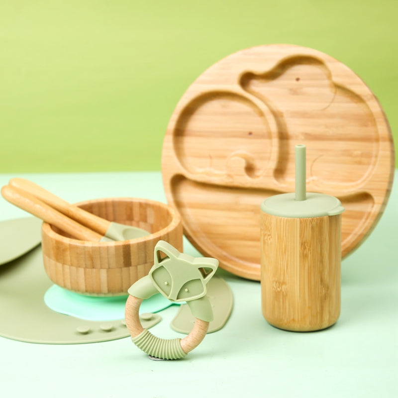 assiette-pour-bébé-vert