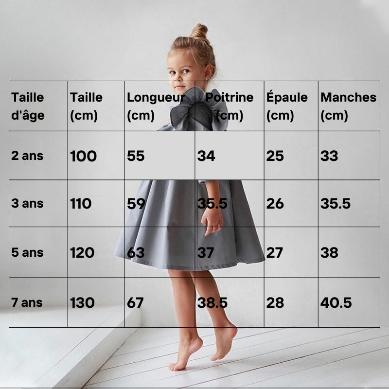 Ruffled Princess Dress for Little Girl
