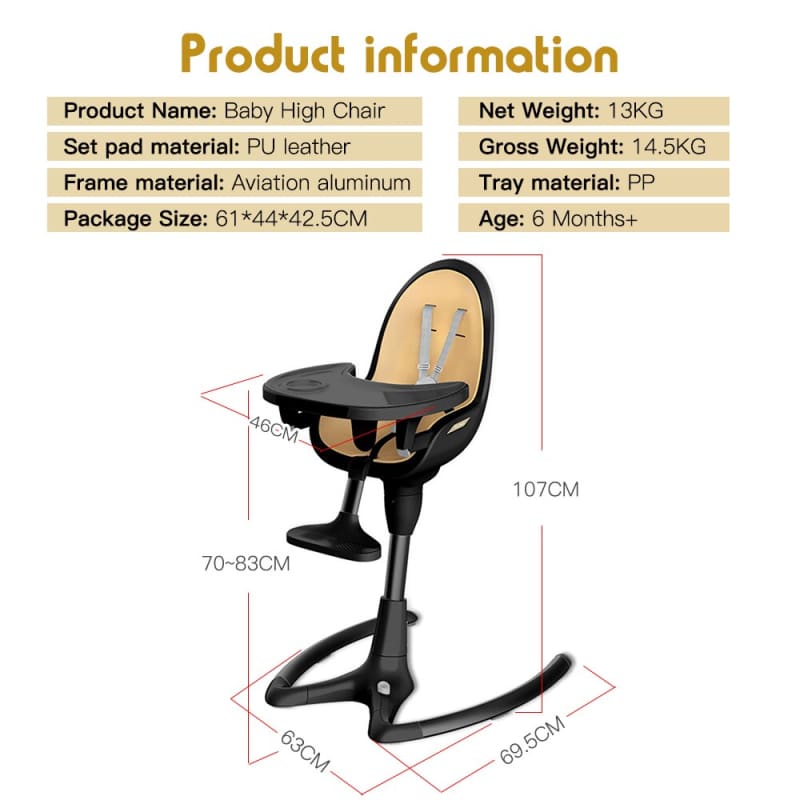 Chaise Haute Bébé évolutive