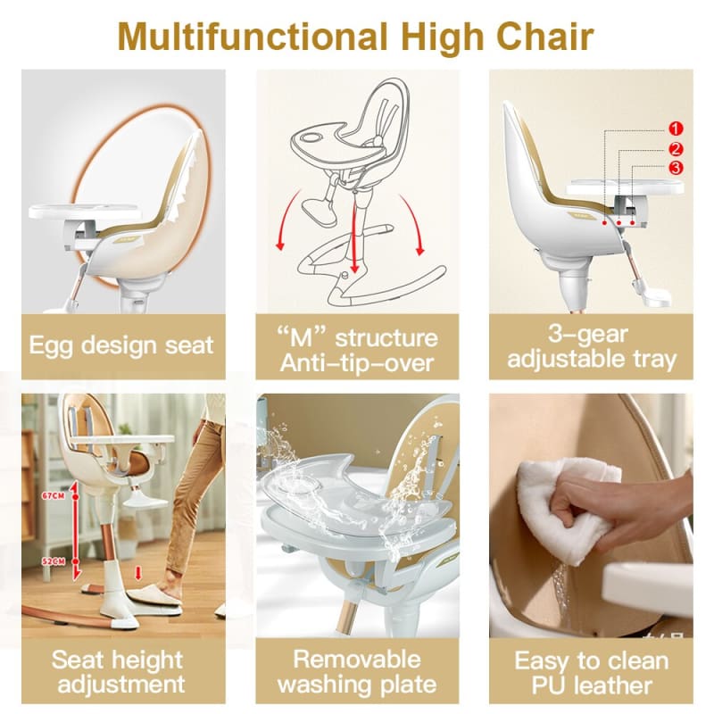 Chaise Haute Bébé évolutive