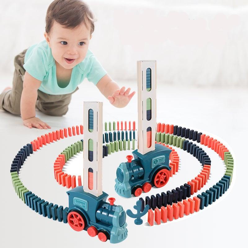 Magic Domino Stacking Train