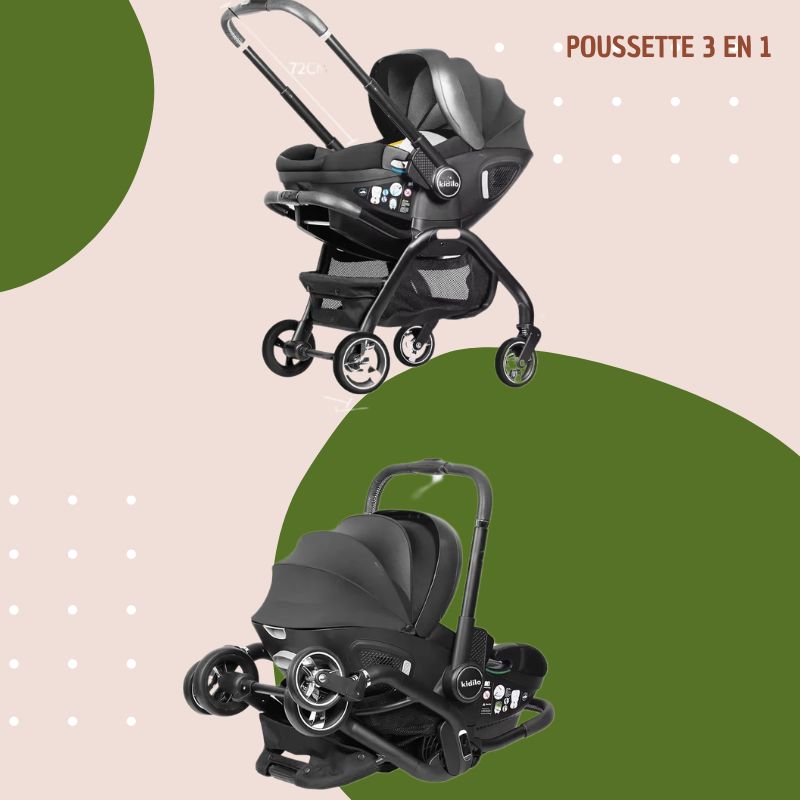 Poussette Bébé Citadine Pliable