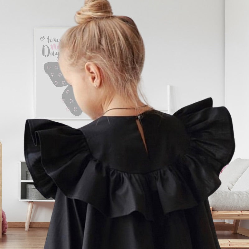 Ruffled Princess Dress for Little Girl