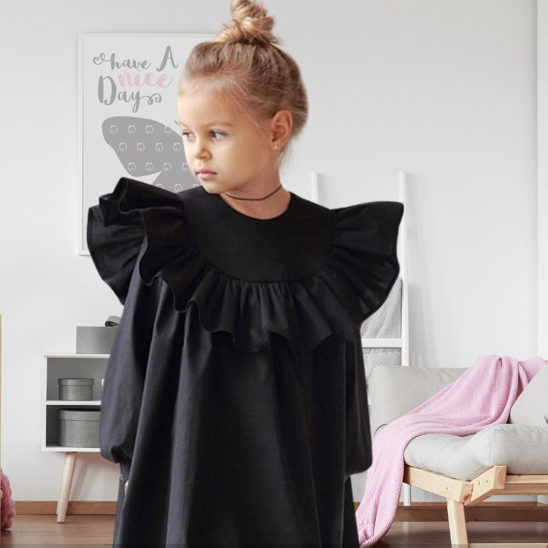 Ruffled Princess Dress for Little Girl
