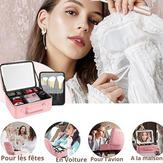 Trousse-cosmétique-voyage-rose