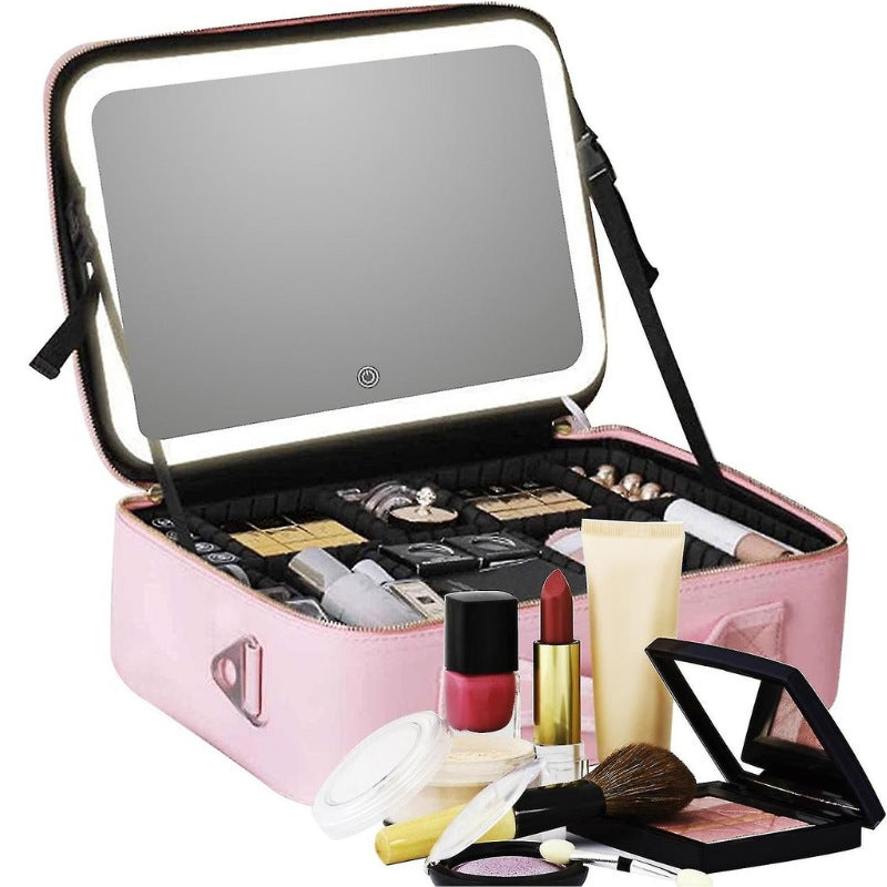 Trousse-maquillage-cosmétique-rose
