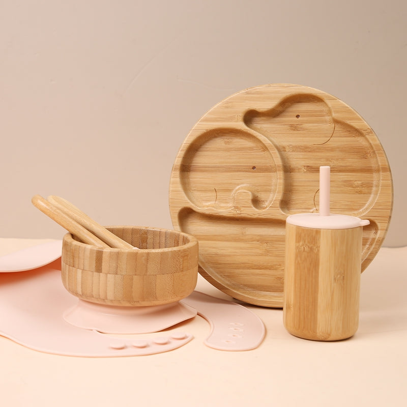assiette-bébé-en-bois-de-bambou-rose