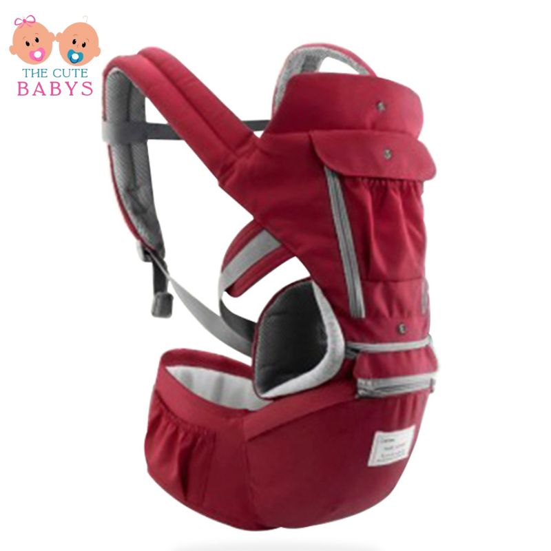 Porte-bebe-kangourou-3-en-1-bordeaux