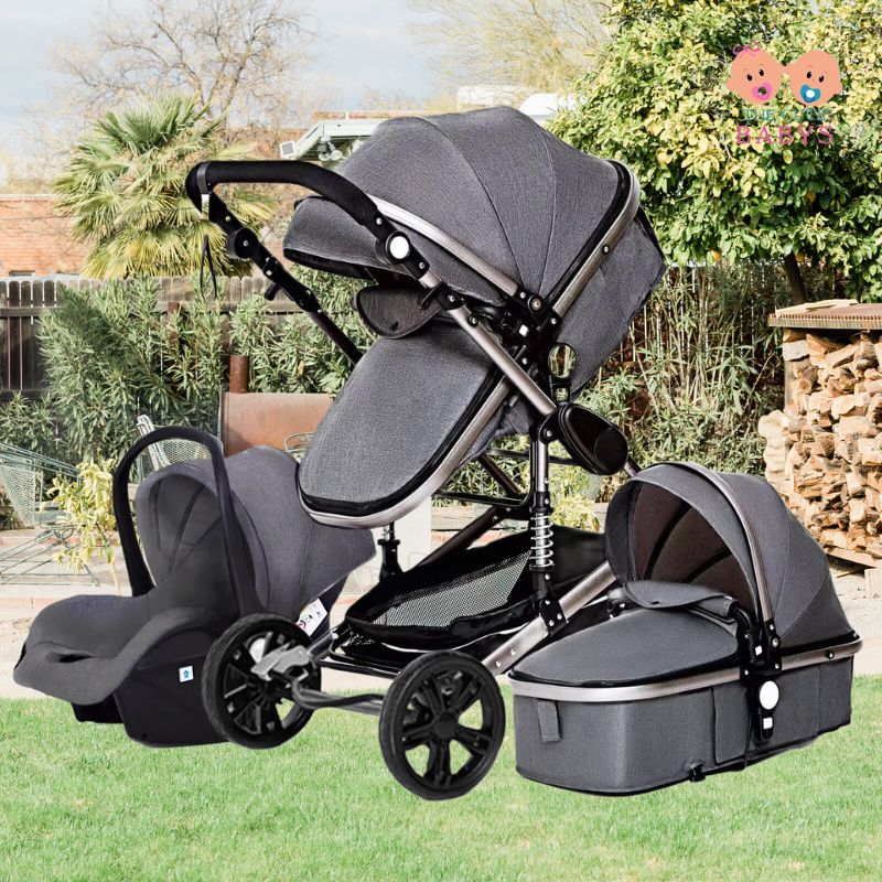 poussette 3 en 1 bébé confort, poussette combinée-TheCuteBabys