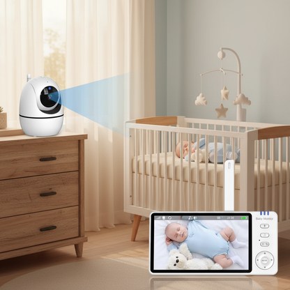  Caméra  + bébé + écran moniteur