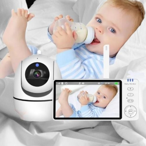 Babyphone Vidéo 5 Pouces Sans WiFi | Écran Portable