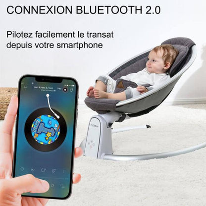 Balancelle Électrique Bébé - Confort et Apaisement 0-30 Mois