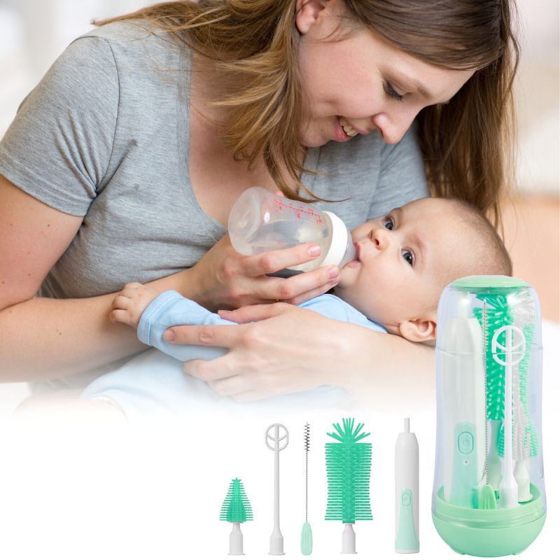 Set de Brosse Nettoyante pour Biberon Portable