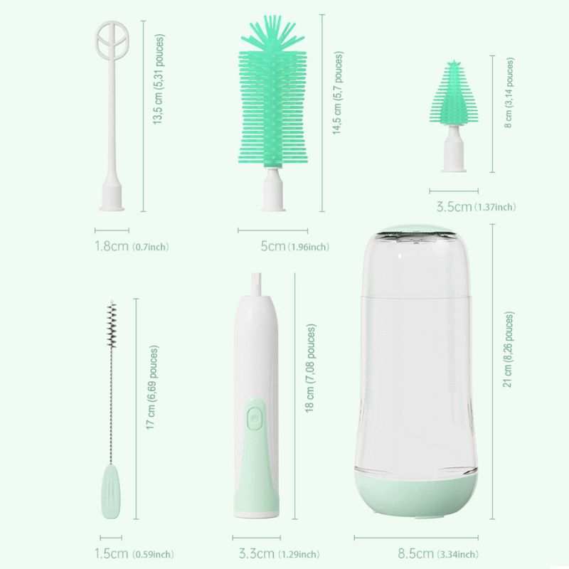 Set de Brosse Nettoyante pour Biberon Portable