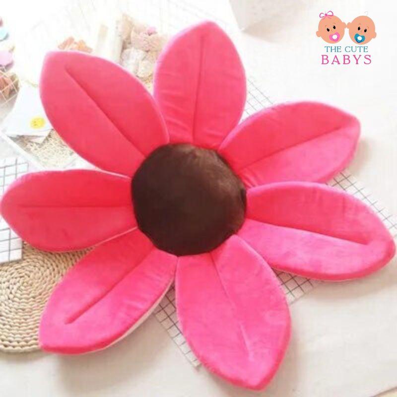 fleur de bain bébé rouge-the cute babys