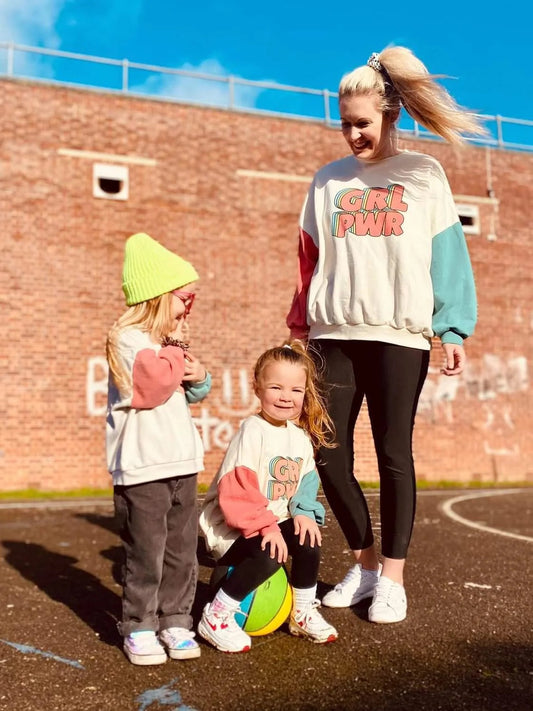 Sweat-shirt Girl Power Douillet