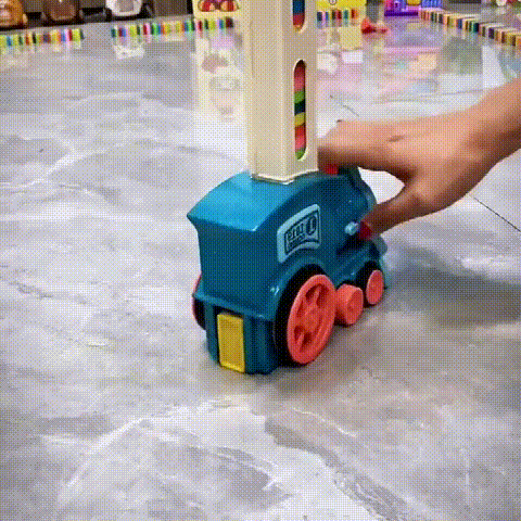 Magic Domino Stacking Train