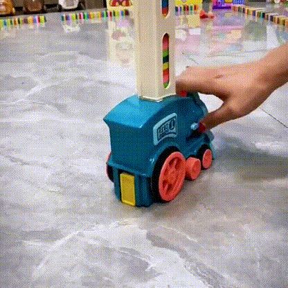 Magic Domino Stacking Train