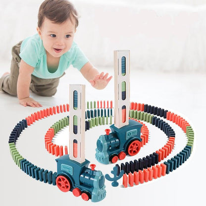 Magic Domino Stacking Train