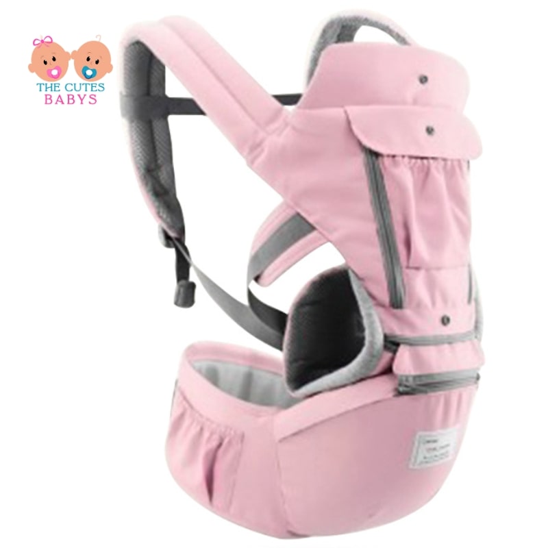 Porte-bebe-kangourou-3-en-1-rose