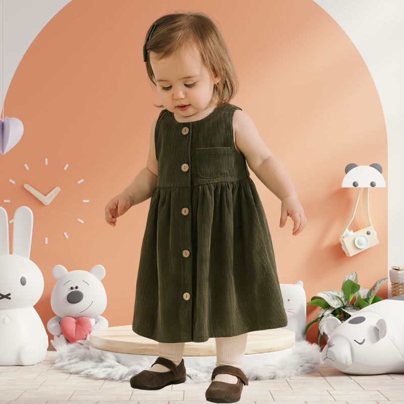 Robe Fille  en Velours