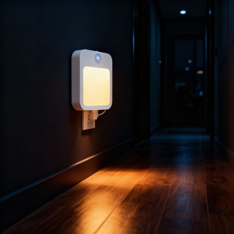Veilleuse avec détecteur de mouvement sur prise