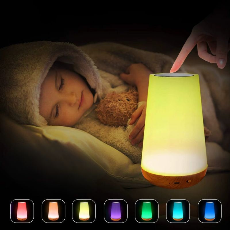 Multicolored Remote-Controlled Lamp