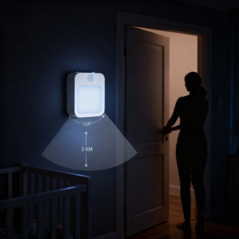 Veilleuse avec détecteur de mouvement sur prise