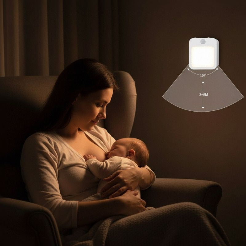 Veilleuse avec détecteur de mouvement sur prise