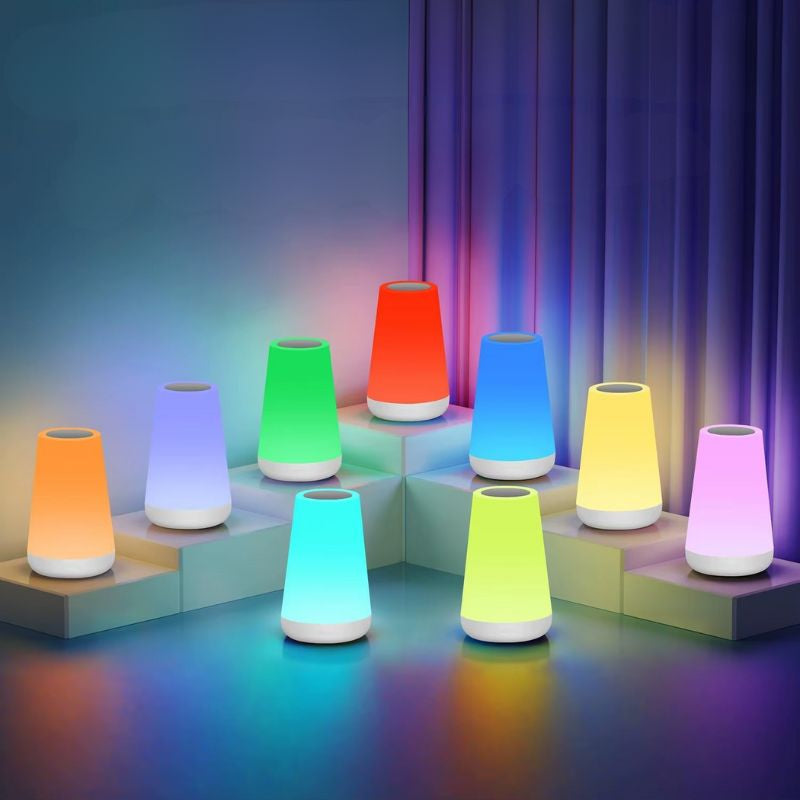 Multicolored Remote-Controlled Lamp