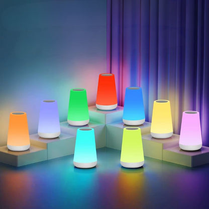 Multicolored Remote-Controlled Lamp