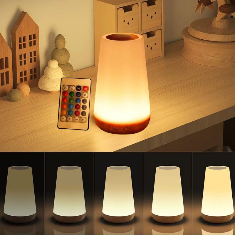 Multicolored Remote-Controlled Lamp