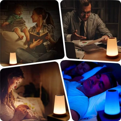 Multicolored Remote-Controlled Lamp